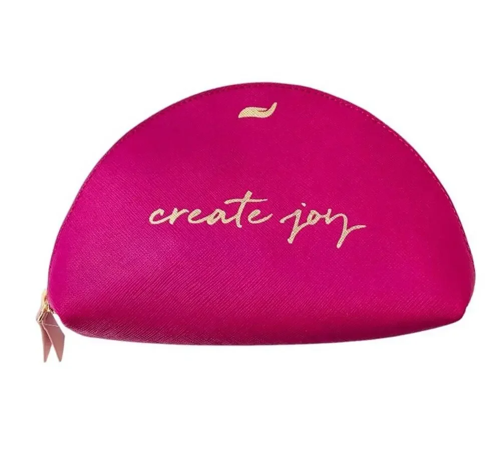 New Elevation by Tina Wells Vegan Leather Everything Bag Create Joy Pink